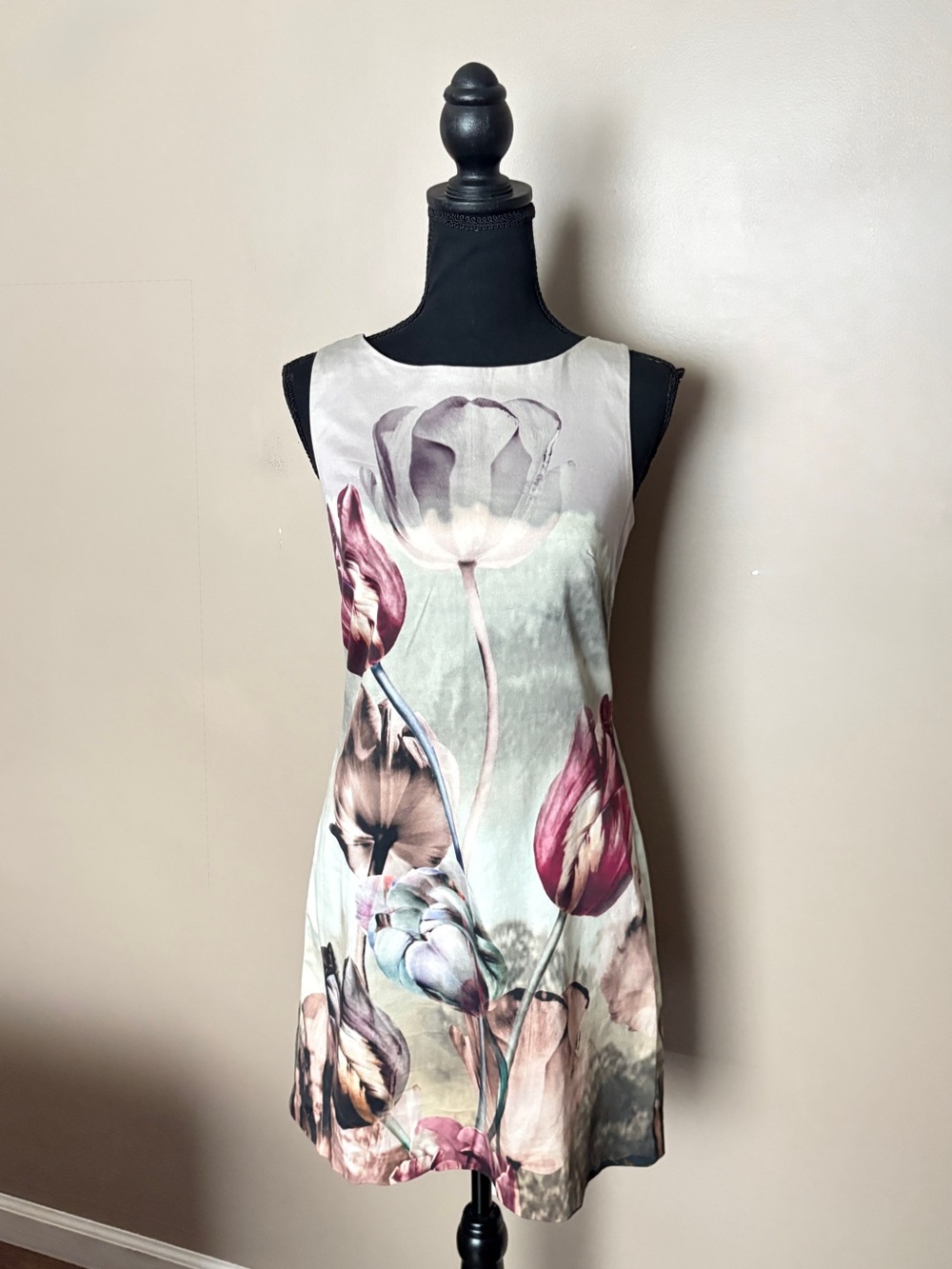 Anthropologie Bailey 44 Tulip Blooming Bulbs Shift Dress Sz 2